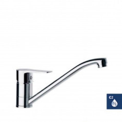 Mitigeur évier bec orientable TITANIUM – cartouche C3 – Ramon Soler 1899