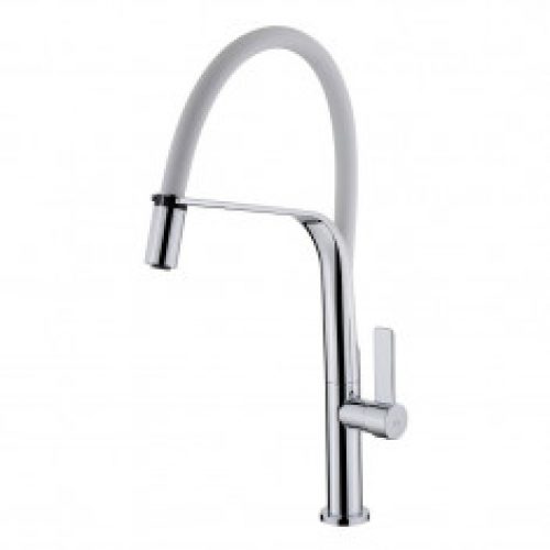 Mitigeur évier Blanc TUBIG avec douchette – TUB12W