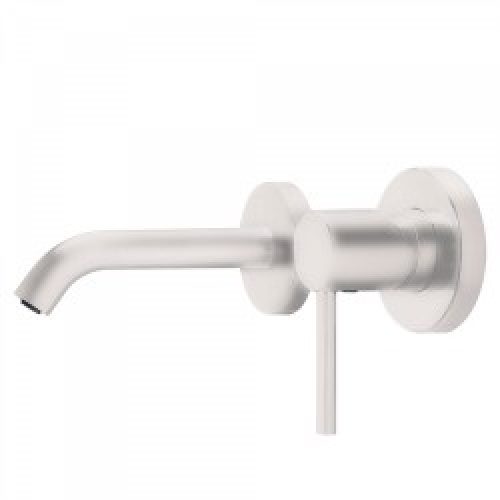 Mitigeur évier mural Corps encastré inclus et non divisible. Bec court 140 mm. – TRES 26220080BM