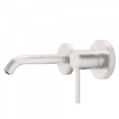 Mitigeur évier mural Corps encastré inclus et non divisible. Bec court 140 mm. – TRES 26220080TBL