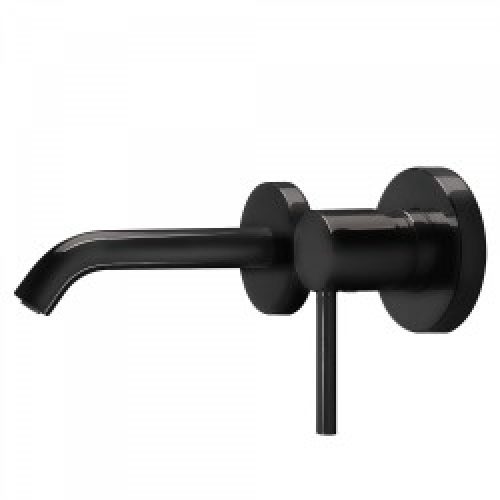 Mitigeur évier mural Corps encastré inclus et non divisible. Bec court 140 mm. – TRES 26220080TNE