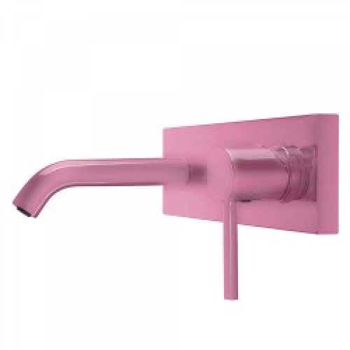 Mitigeur évier mural Corps encastré inclus et non divisible. Bec court 140 mm. – TRES 26220050TFU