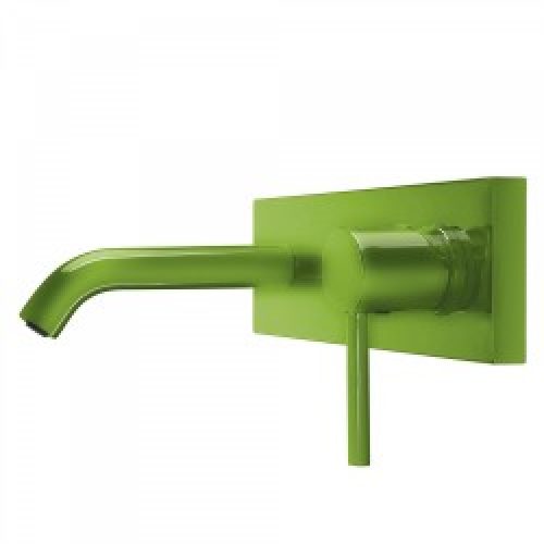 Mitigeur évier mural Corps encastré inclus et non divisible. Bec court 140 mm. – TRES 26220050TVE