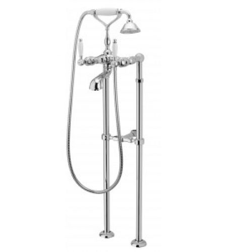 Mélangeur bain douche avec raccords sur pieds et…