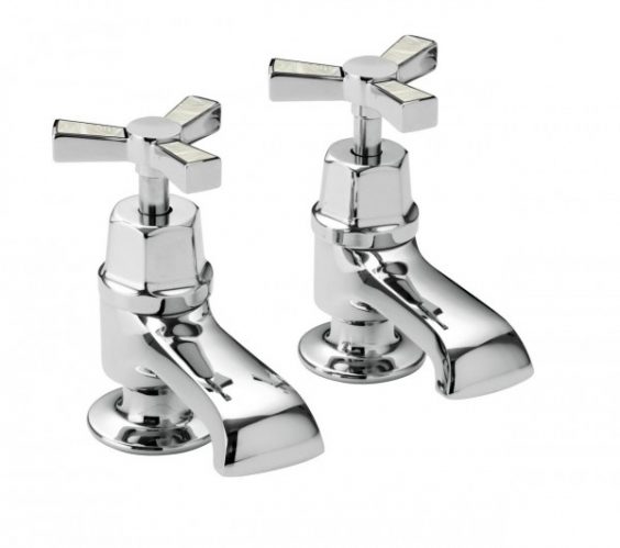 Mélangeur de baignoire montage sur rebord Gracechurch 180 x 118 x 50 mm Heritage