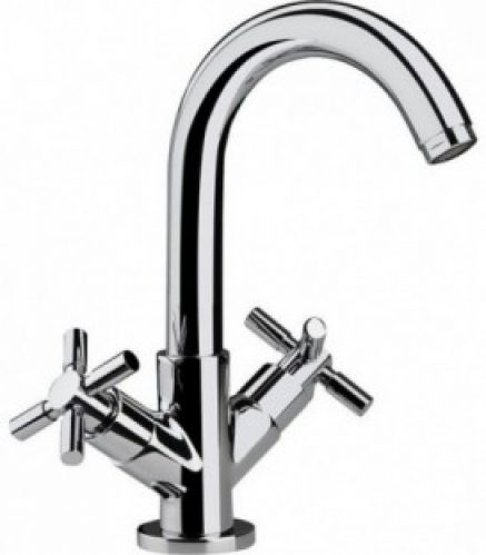 Mélangeur de lavabo Comi avec écoulement, Saillie 138 mm