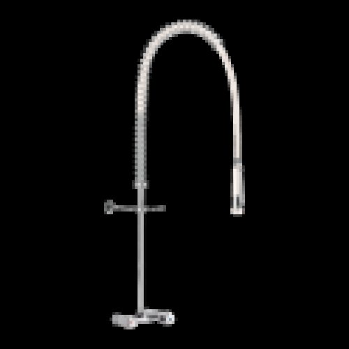 Mélangeur de prélavage mural avec ou sans bec – Delabie