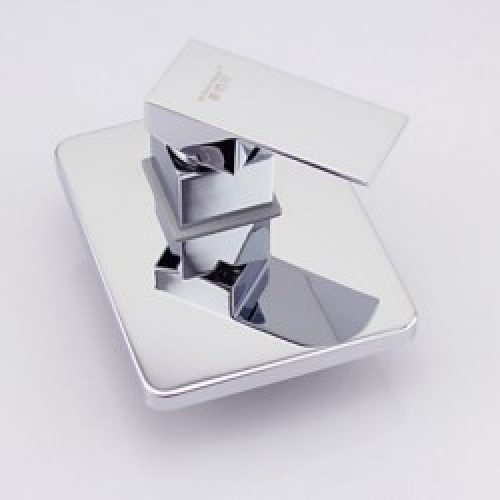 Mélangeur de robinet de douche carré encastrable