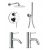 Mélangeur douche-lavabo et bidet Paini Cox 78CRKIT01