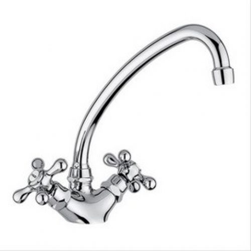 Mélangeur d’évier bec tube Bastide chromé – P-Pro