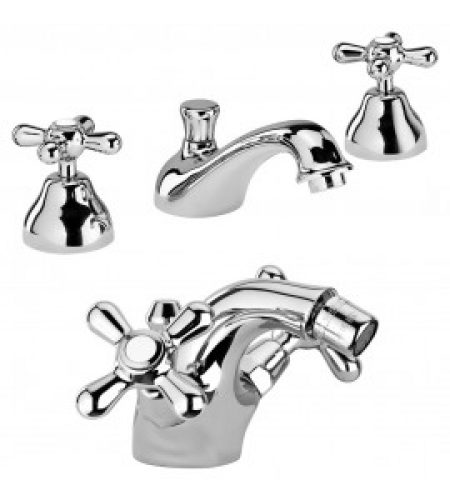 Mélangeur lavabo 3 trous et bidet Piralla KITSOFIA2