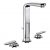 Mélangeur Lavabo Grohe Veris 3 trous bec orientable