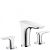 Mélangeur Lavabo Hansgrohe PuraVida 3 trous Chromé 15073000