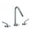 Mélangeur lavabo Paini Pixel New 81CR214