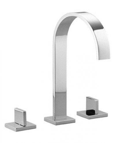 Mélangeur Lavabo Villeroy et Boch GENTLE mural 3 trous sans garniture d’écoulement 36707722-00