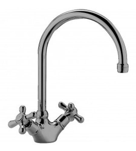 Mélangeur évier bec pivotant Paffoni Iris-Viola…