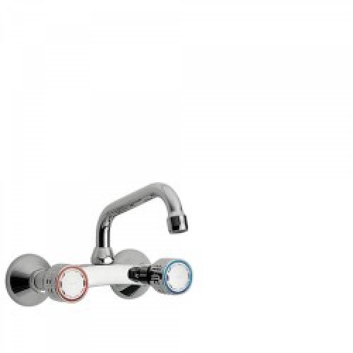 Mélangeur évier mural Distance depuis mur 210 mm. – TRES 123314