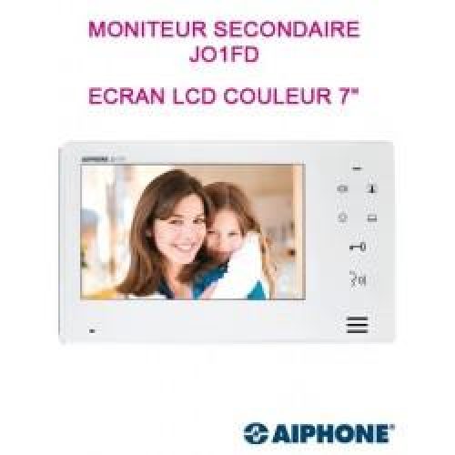 Moniteur secondaire JO1FD pour Kits JOS1V & JOS1F – AIPHONE – 130402