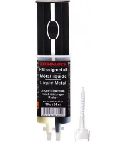 Métal liquide jusqu&rsquo;à +100°C seringue double avec adaptateur LOS 365 – 24 ml