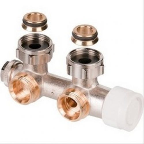 Multiblock T bitube modèle Oventrop équerre M1/2 » – M3/4 – Oventrop