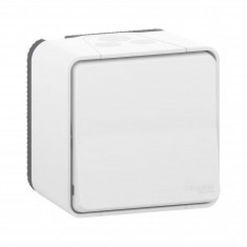 Mureva Styl – Va et vient – saillie – IP55 – IK08 – connexion auto – blanc