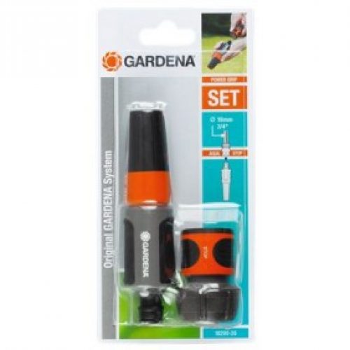 Nécessaire d&rsquo;arrosage pour tuyau 19 mm – raccord et lance – 18290-26