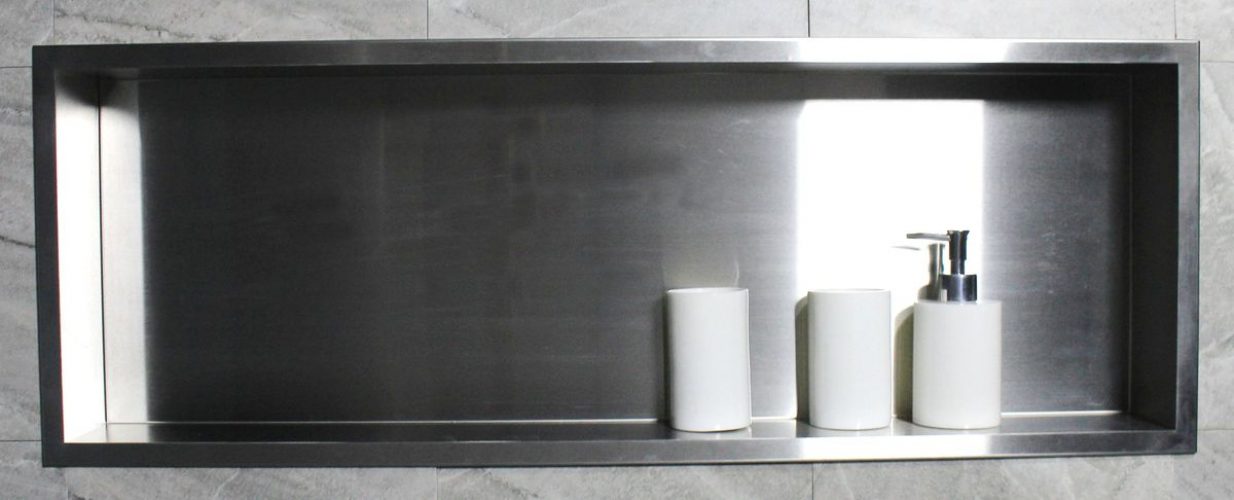 Niche de rangement à encastrer BERNSTEIN BS903010 – 90 x 30 x 10 cm – couleur sélectionnable