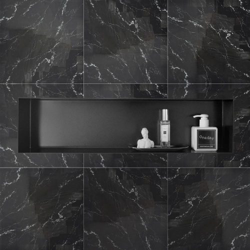 Niche de rangement sans cadre à encastrer BERNSTEIN BS156010 – 15 x 60 x 10 cm – couleur sélectionnable