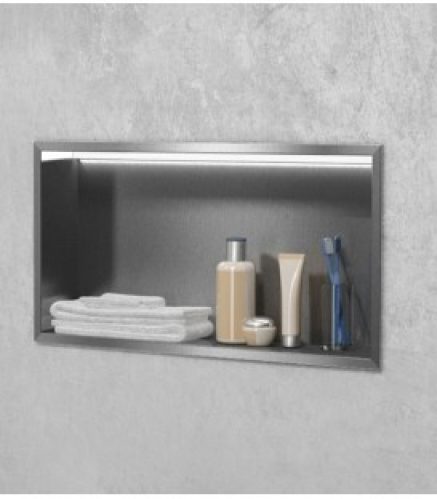 Niche à encastrer ouverte avec éclairage led