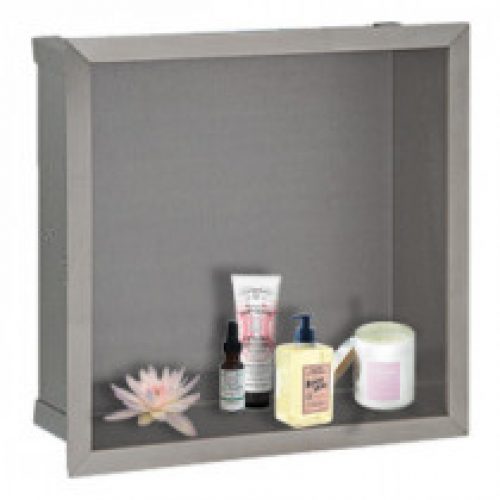 Niche murale en inox à encastrer