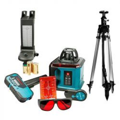 Niveau Laser Makita Skr200Z Rotatif Auto Vert Horiz 200 M Avec Trepied Offert