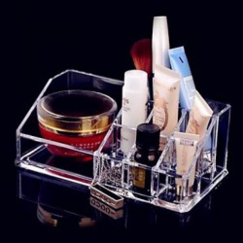 Organisateur de maquillage en acrylique transparent