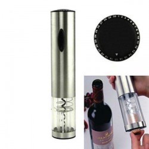 Ouvre-bouteille électrique rechargeable en acier inoxydable