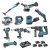 Pack 10 Outils Makita Dlx1011Ptj Dcl180 Dhp481 Dtd154 Dga506 Dhs680 Dhr243 Dtm51 Djr183 Djv182 Dbo180 18V 5