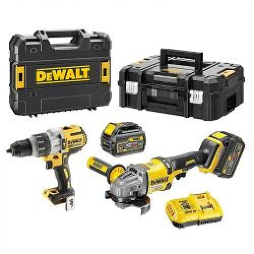 Pack 2 Outils Dewalt Dck2055T2T Dcd996Dcg414 18 54V Xr Flexvolt Li Ion 2X6Ah