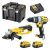 Pack 2 Outils Dewalt Dck278P2T Dcd996Dcg412 18V 2X5Ah Li Ion