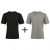Pack 2 t-shirts de travail noir et gris Racing – XXL