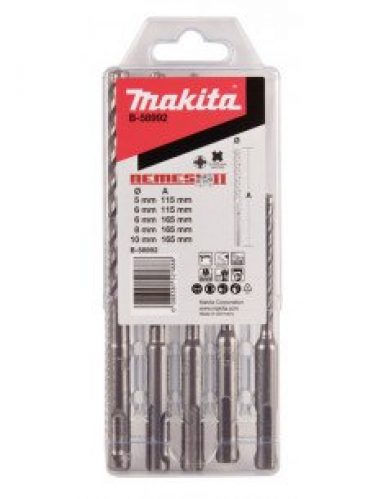 Pack 5 forets 4 taillants NEMESIS II MAKITA (5/6/6/8/10) B-58992