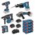 Pack 5 Outils Bosch Professional 0615990L52 18V 2X8Ah 1X4Ah