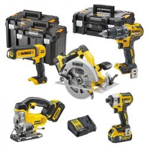 Pack 5 Outils Dewalt Dck523P3T 18V Xr 3X5Ah