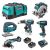 Pack 5 Outils Makita Dlx500T 18 V 2 X 50 Ah