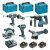 Pack 5 Outils Makita Dlx5023Tj Lxt 18 V 3 X 50 Ah