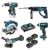 Pack 5 Outils Makita Dlx5039Ptj 18 V Li Ion 4 X 5 Ah