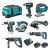 Pack 7 Outils Makita Dlx700T 18 V 2 X 50 Ah