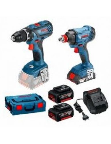 Pack BOSCH perceuse visseuse GSR18V-28 + boulonneuse GDX18V-180…