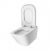 Pack Cuvette WC suspendue porcelaine Clean Rim Roca