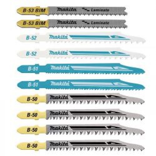 Pack De 10 Lames Makita B 44426 Pour Scie Sauteuse Bois Metal