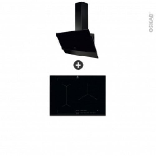 Pack Design Assorti Electromenager Encastrable Hob 2 Hood Plaque Induction 3 Foyers Hotte Inclinee 90Cm Electrolux
