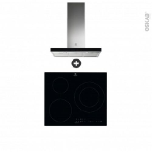 Pack Design Assorti Electromenager Encastrable Hob 2 Hood Plaque Induction 3 Foyers Hotte Box 90Cm Electrolux