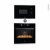 Pack Design Assorti Electromenager Encastrable Noir Four Catalyse 72L Micro Ondes 20L Electrolux